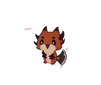 a cartoon drawing of a fox with the words free written on the bottom