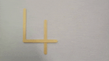 a pair of popsicle sticks with the letters l and h on them