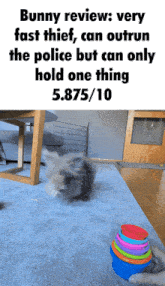 bunny review very fast thief can outrun the police but can only hold one thing