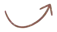 a brown arrow pointing to the right with a white background