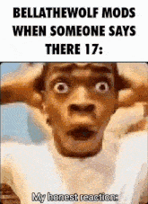 bellathewolf mods when someone says there 17 : my honest reaction :