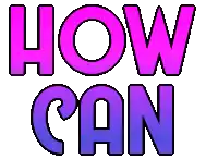 a pixel art of the words how can